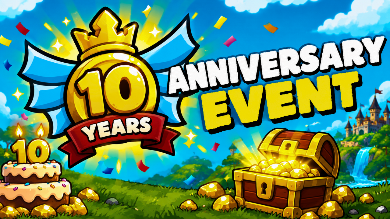 Anniversary event in Get a Little Gold